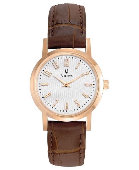 replica brown strap watch|brown leather strap watch women's.